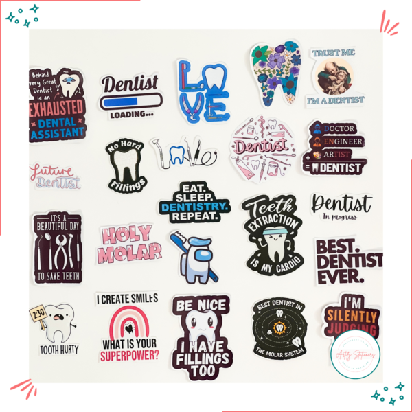 Dentist Stickers Pack