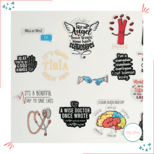 Doctor Themed Stickers Pack