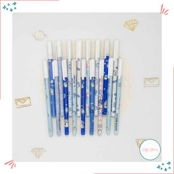 Blue Erasable Gel Pens