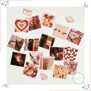 Brown Polaroid Stickers By Artify