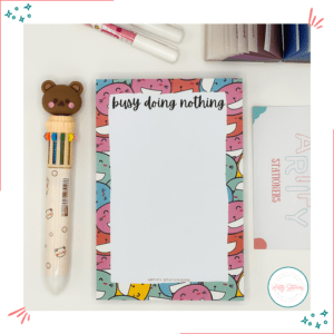 Busy Doing Nothing Notepad