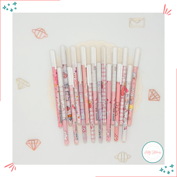 Pink Erasable Gel Pens