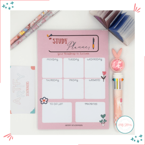 Study Planner Notepad