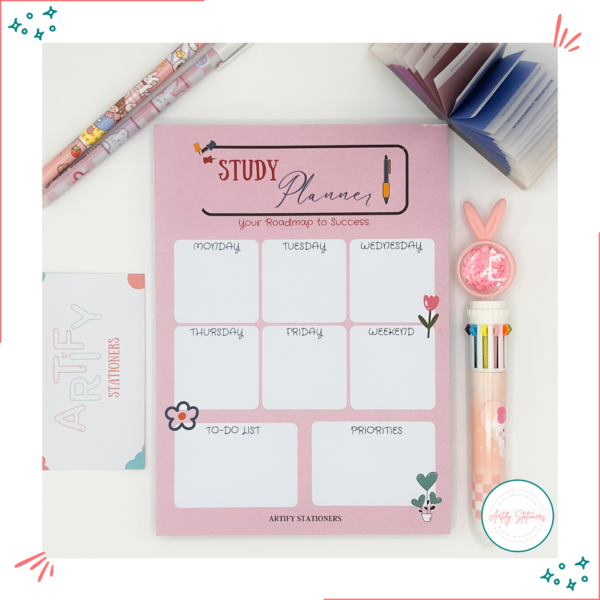 Study Planner Notepad