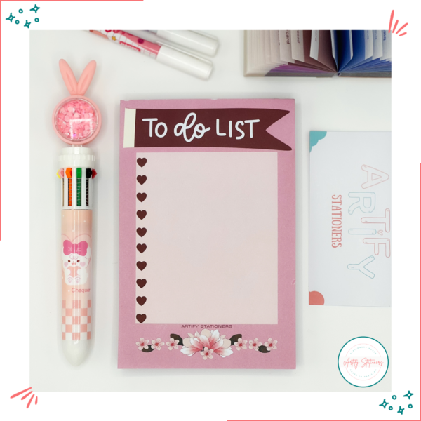 To Do List Notepad