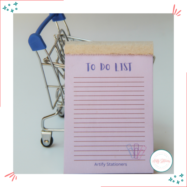 To Do List Notepad