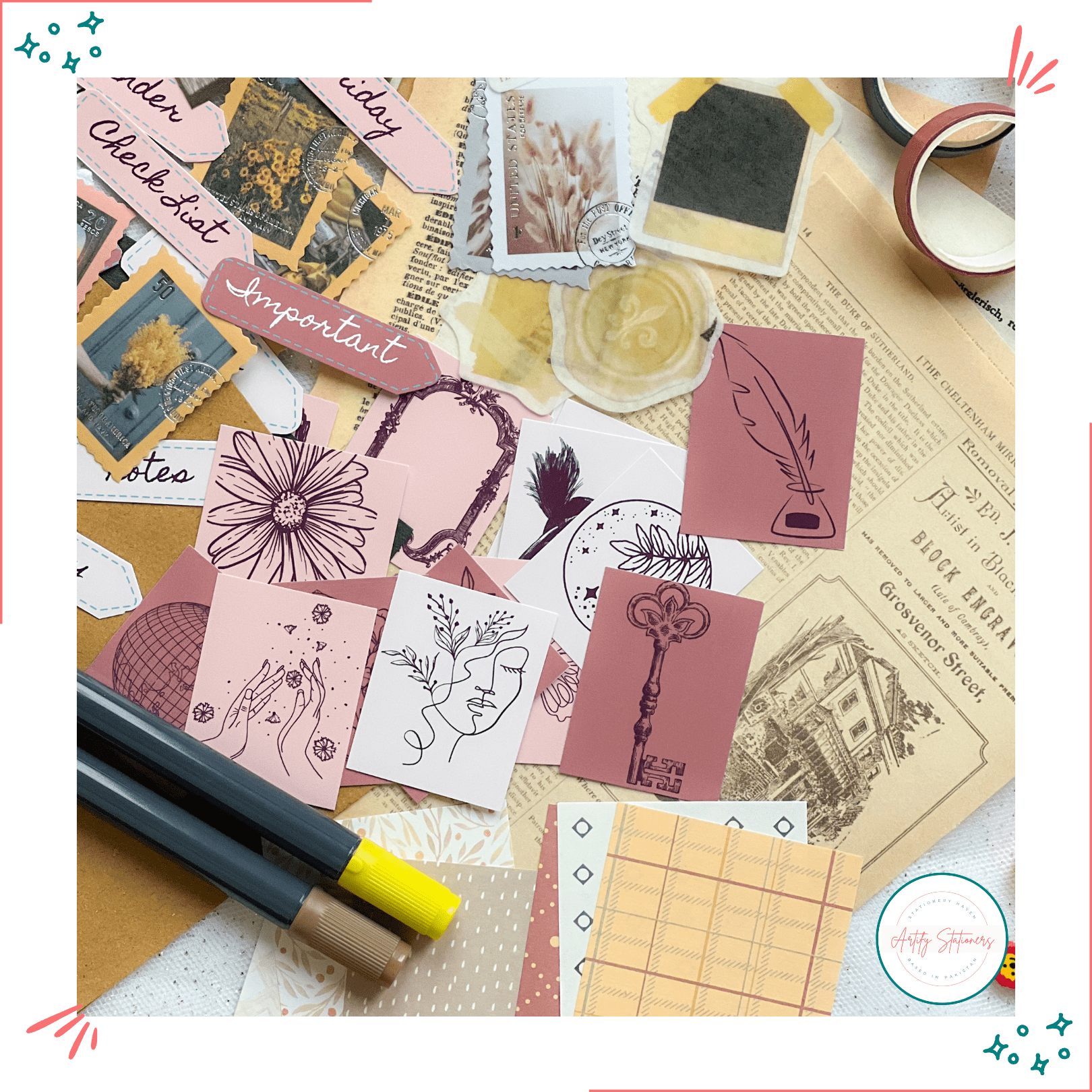 Vintage journaling Kit