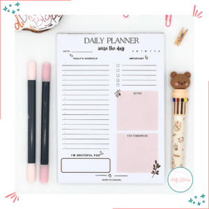 Daily Planner Notepad