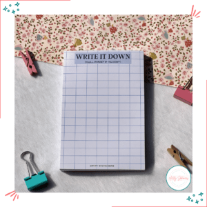 Write it down