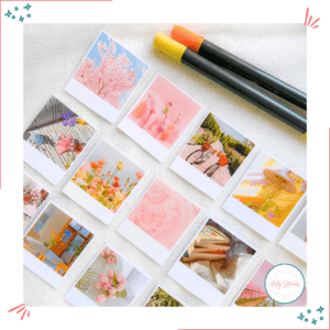 Spring Polaroid Stickers