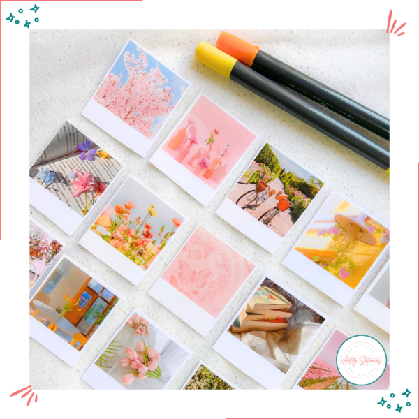 Spring Polaroid Stickers