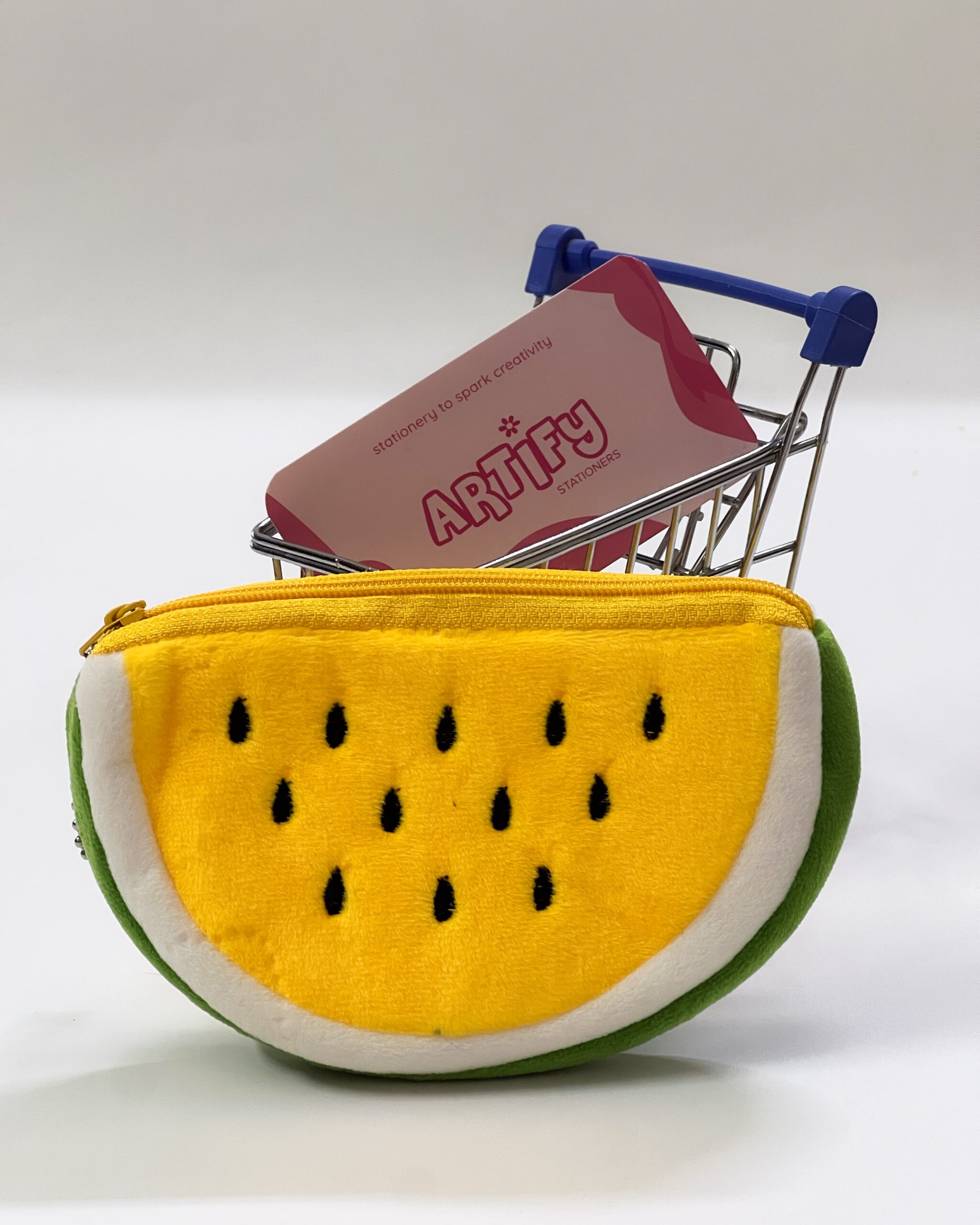 Yellow Watermelon Mini Pouch