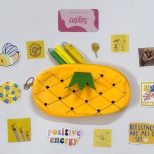 Pineapple Plush Pouch