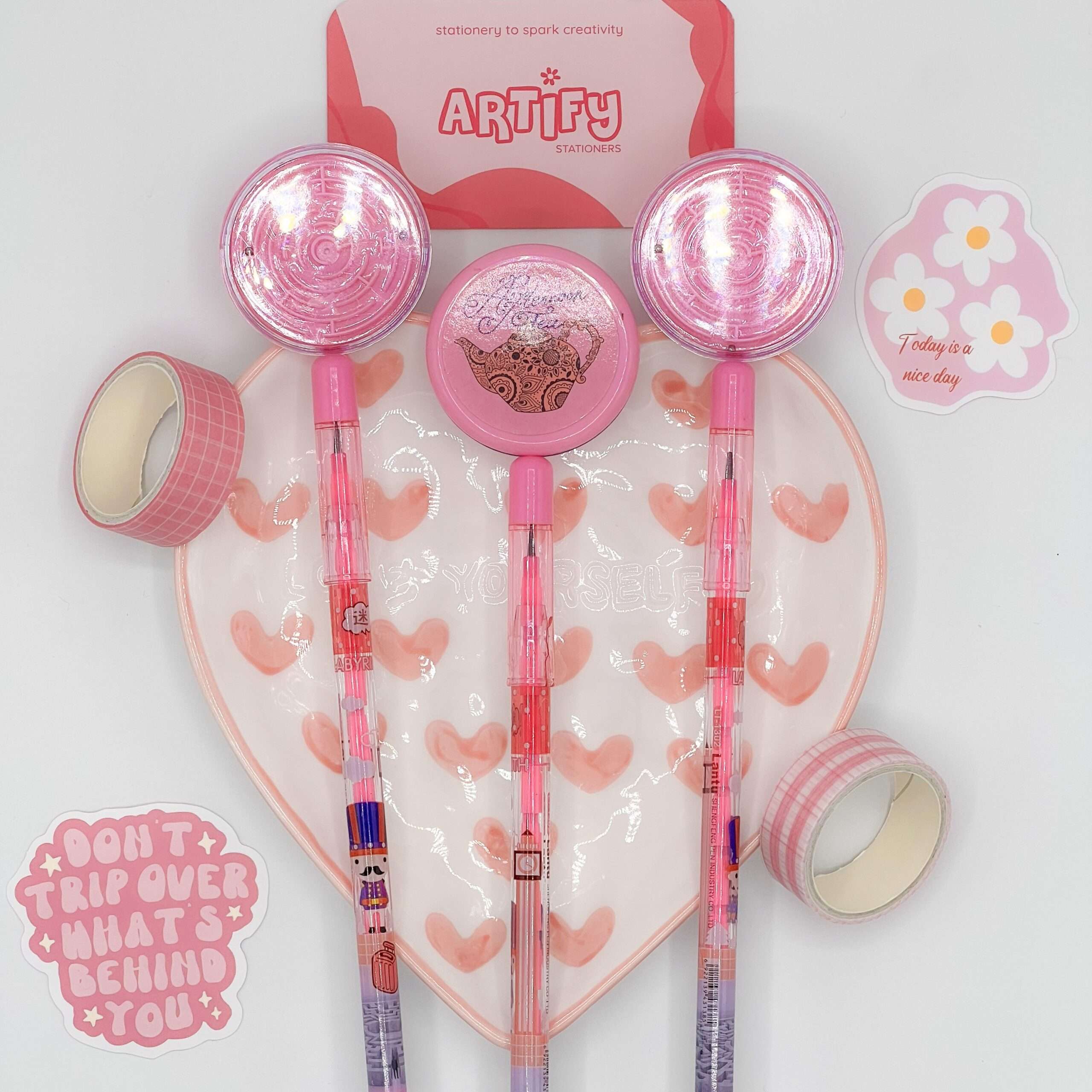 Pink Maze Pencil