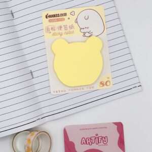 Yellow Bear Sticky Notes