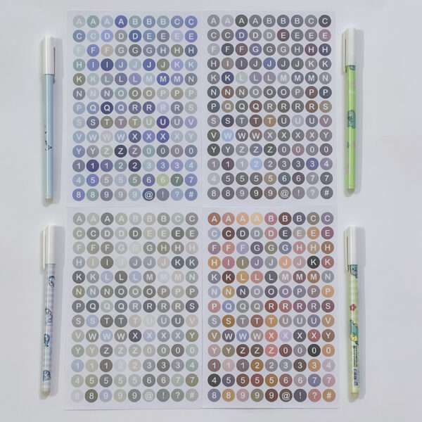 Alphabet Sticker Sheet - Image 2