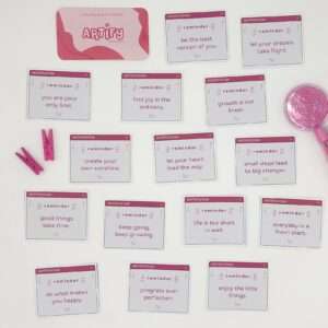 Pink Reminder Stickers Pack