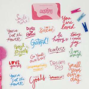 Colourful Quotes Stickers Pack