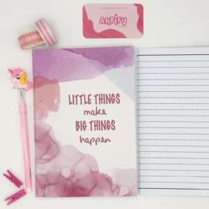 Little things make big things happen notebook