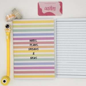 Notes plans dreams and ideas notebook