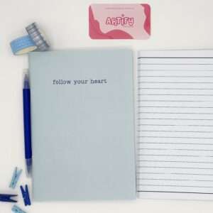 Follow your heart notebook