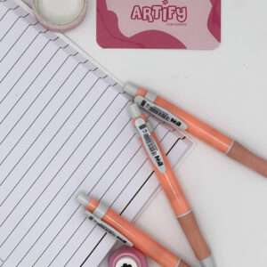 Pastel Pink Retractable Ballpoint Pen