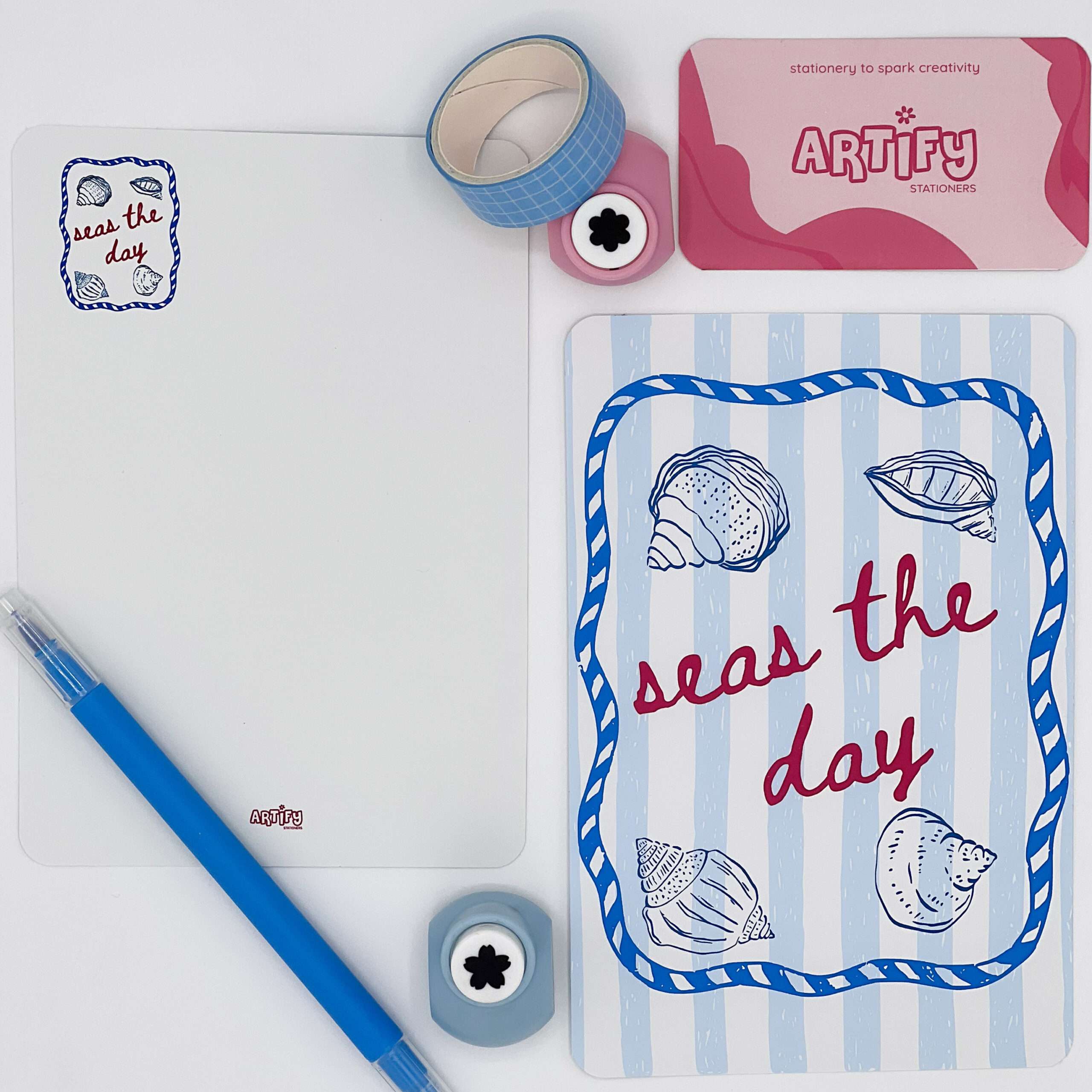 Seas The Day Postcard