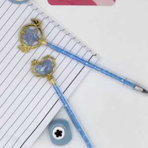 Kawaii Blue Crystal Wand Pencil