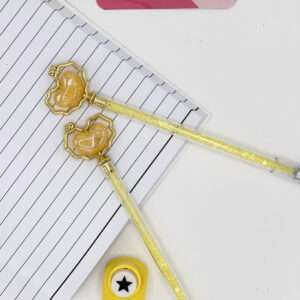 Kawaii Yellow Crystal Wand Pencil