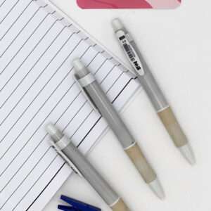 Pastel Grey Retractable Ballpoint Pen