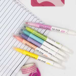 Dual Sided Erasable Highlighters Set