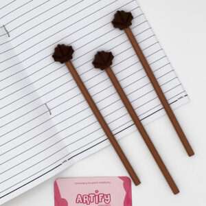 Brown Pencil with Chocolate Eraser