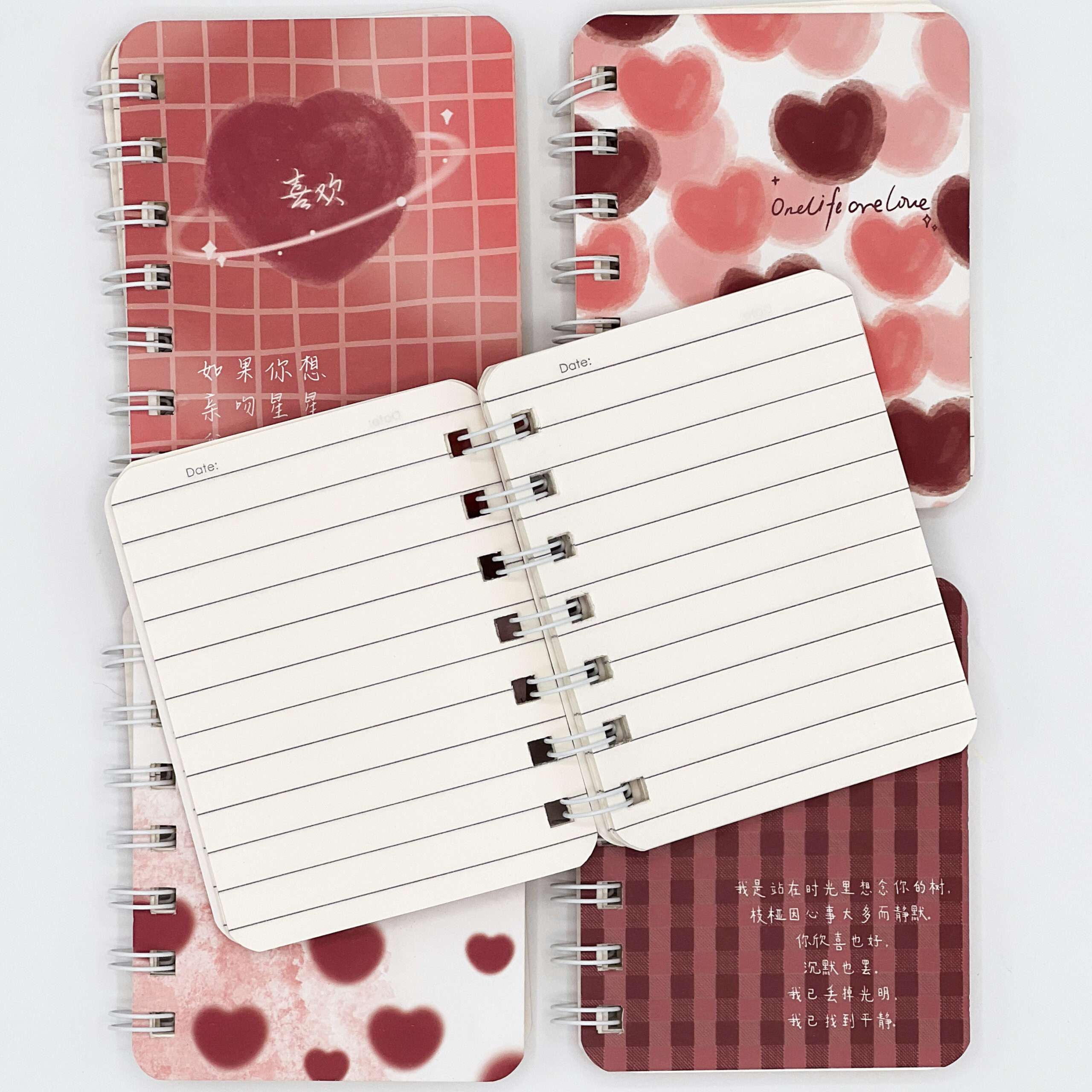 Red Hearts Pocket Diary - Image 2
